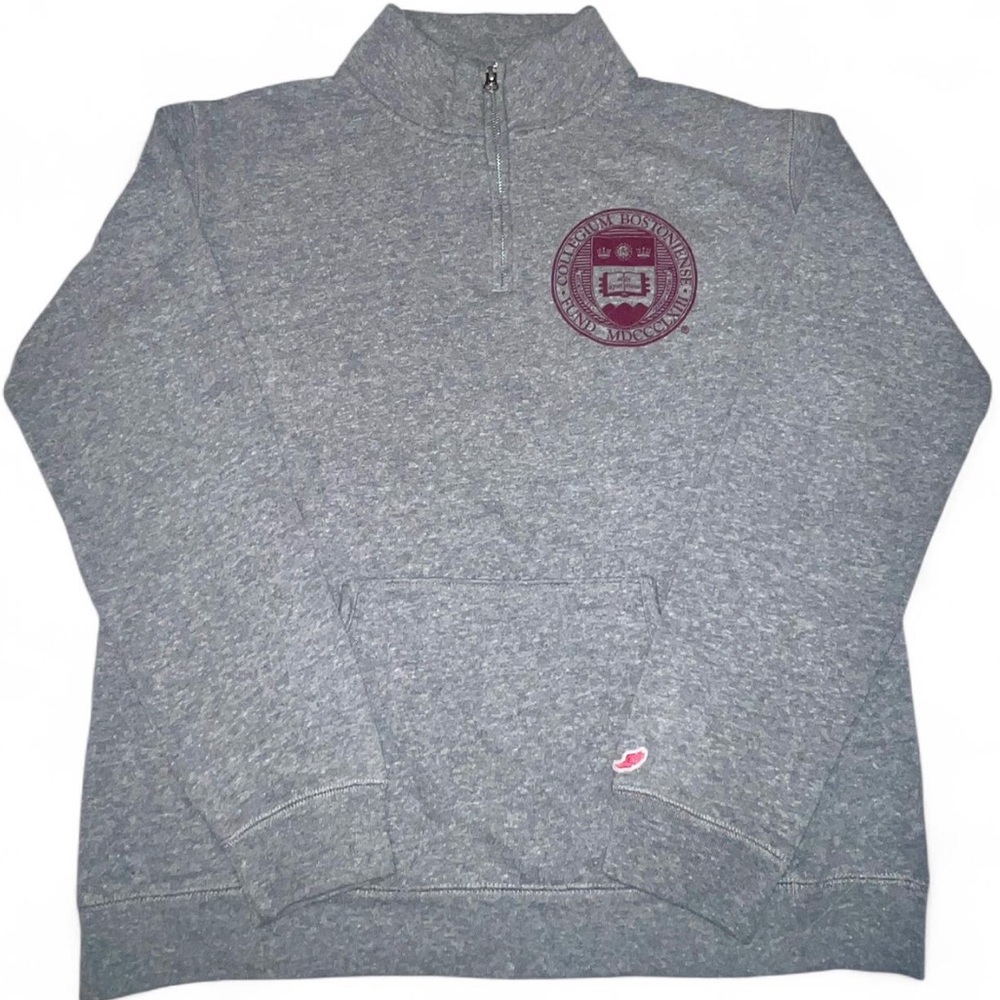*SOLD* Unisex Boston College Gray Zip-Up Sweatshirt